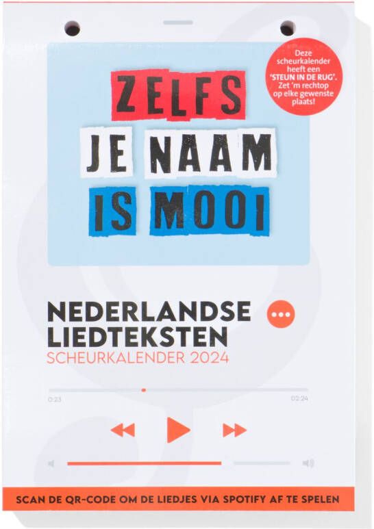 HEMA Scheurkalender 2024 Nederlandse Liedteksten