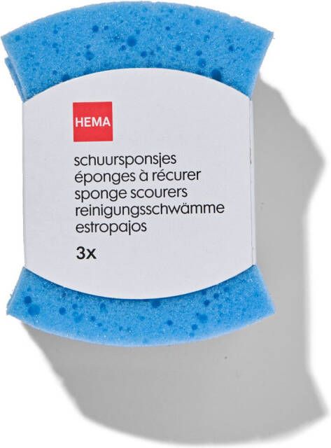 HEMA Schuursponsjes Krasvrij 3 Stuks