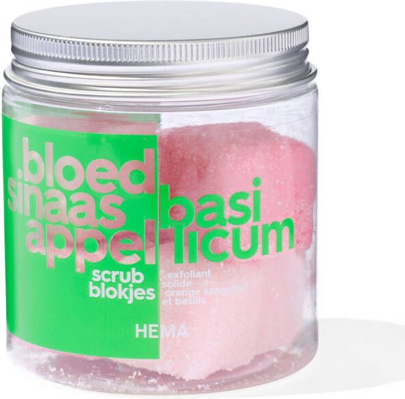 HEMA Scrubblokjes Bloedsinaasappel En Basilicum 6 Stuks