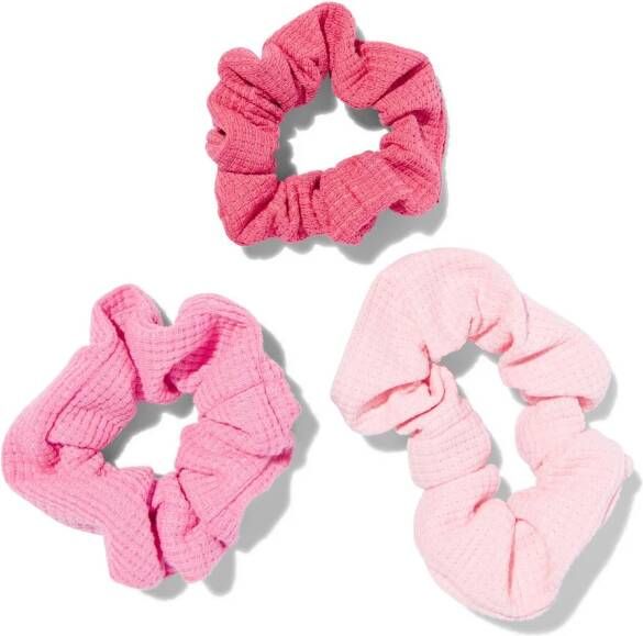 HEMA Scrunchies In 3 Maten Roze 3 Stuks