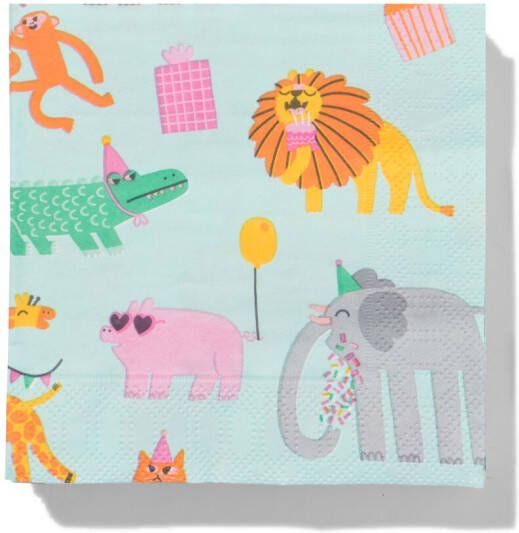 HEMA Servetten 24x24cm Party Animal