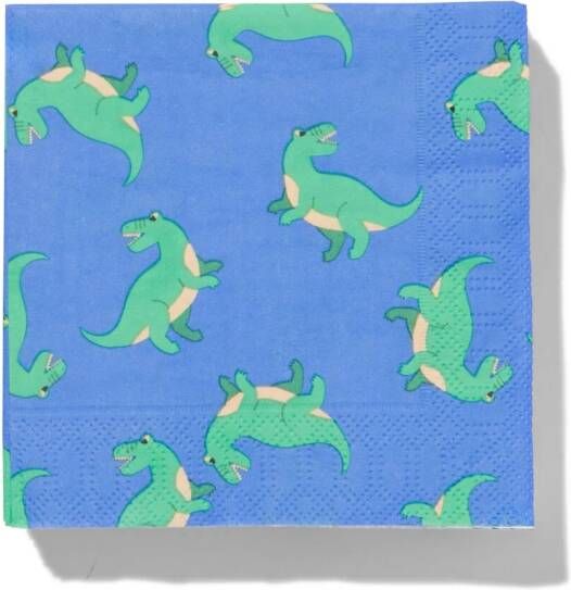 HEMA Servetten Dino 24x24 Cm 20 Stuks