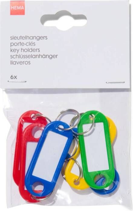 HEMA Sleutelhangers 6 Stuks