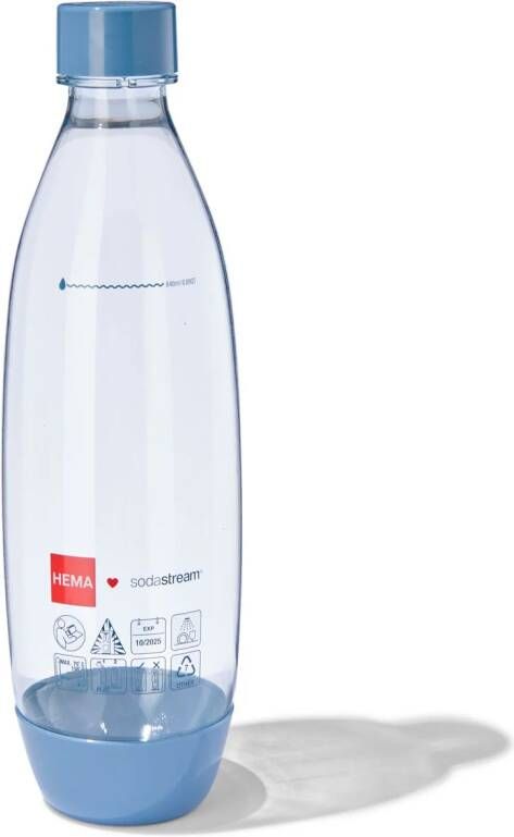 HEMA SodaStream Kunststof Fles Blauw 1L