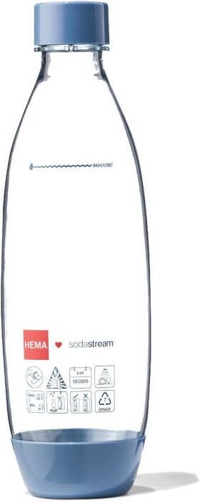 HEMA SodaStream Kunststof Fles Blauw 1L