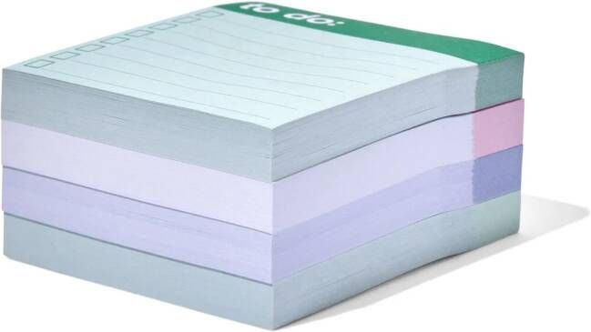 HEMA Sticky Notes Blokjes Met Bedrukking 7.5x7.5 400 Vel