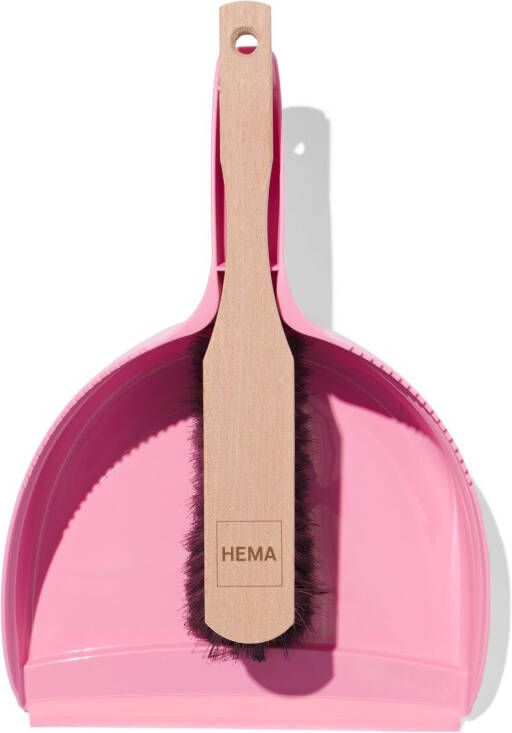 HEMA Stoffer Hout En Blik Roze