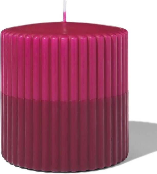 HEMA Stompkaars 10x10 Rib Paars (roze)