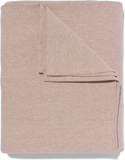 HEMA Tafelkleed Chambray Katoen Beige goud 140x240 (zand)