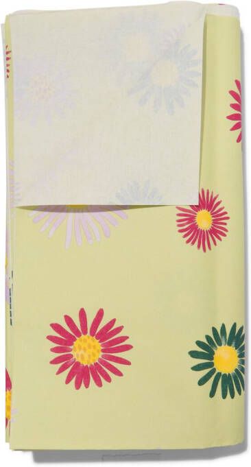 HEMA Tafelkleed Papier Bloemen 138x220