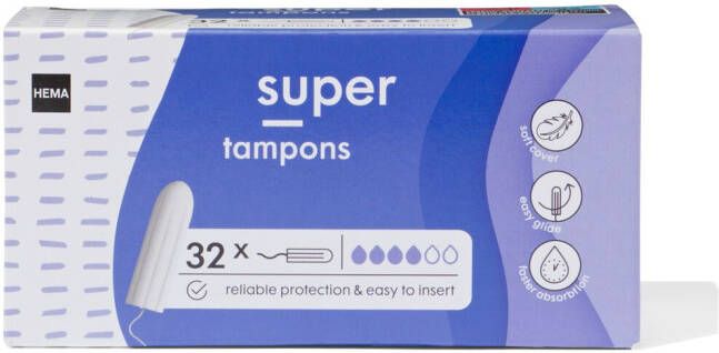 HEMA Tampons Super 32 Stuks