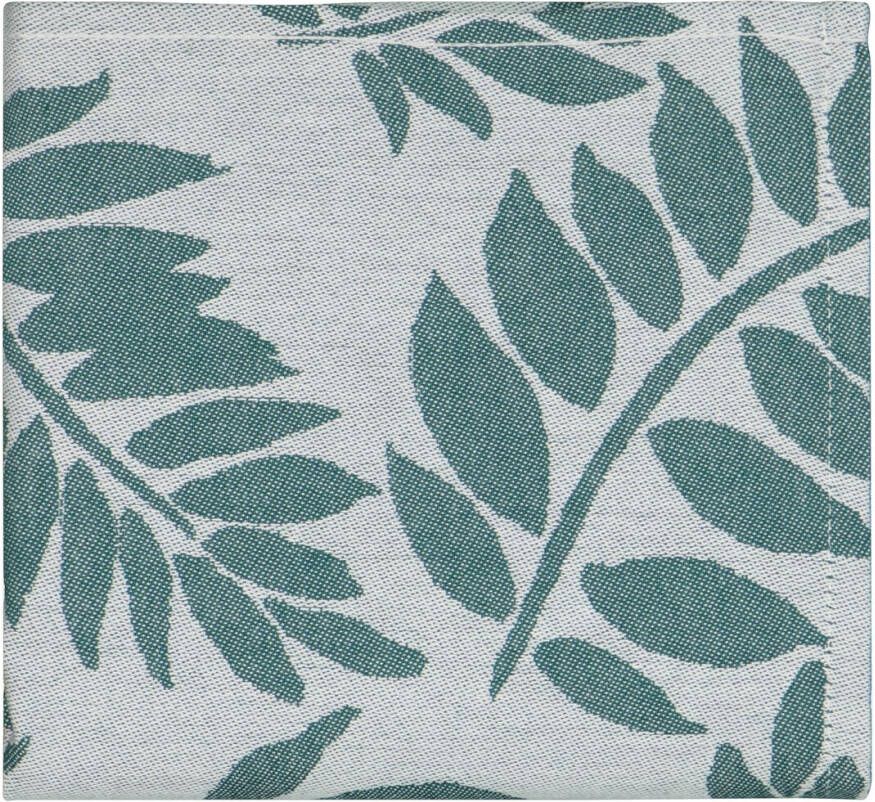 HEMA Theedoek 65x65 Katoen Bladeren Groen (groen)