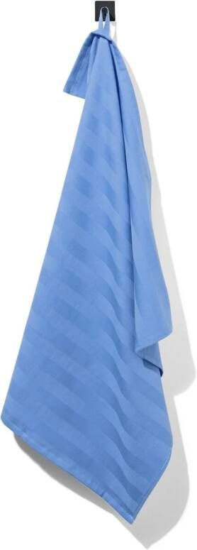 HEMA Theedoek 65x65 Katoen Blauw (felblauw)