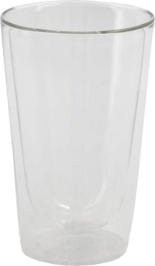 HEMA Theeglas Dubbelwandig 450ml Glas (transparant)