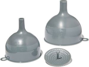 HEMA Trechters 2 Stuks (grijs)