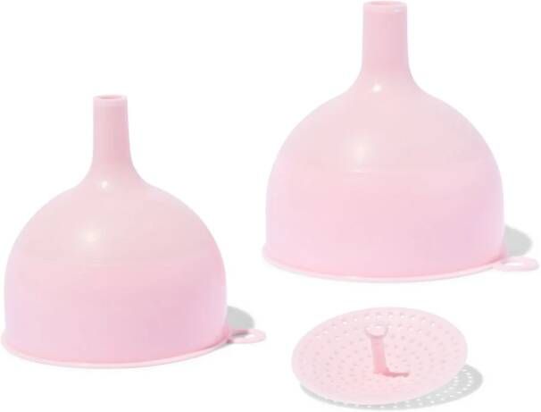 HEMA Trechters 2 Stuks Roze