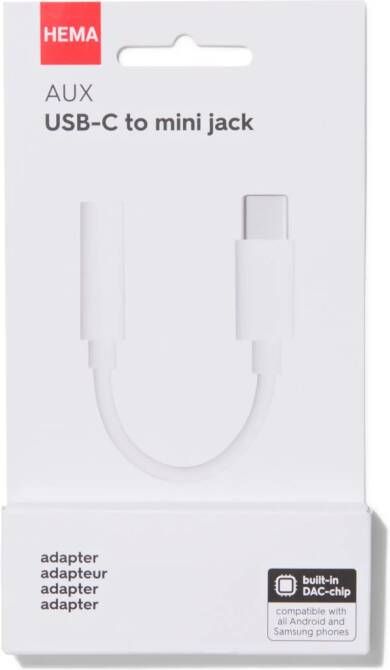 HEMA USB-C Naar 3.5mm Jack Adapter