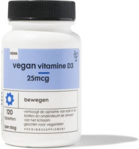 HEMA Vegan Vitamine D3 25mcg 120 Stuks
