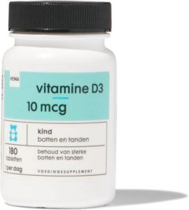 HEMA Vitamine D3 10 Mcg 180 Stuks