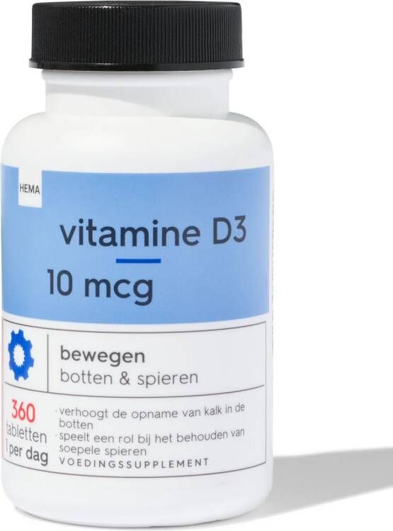 HEMA Vitamine D3 10mcg 360