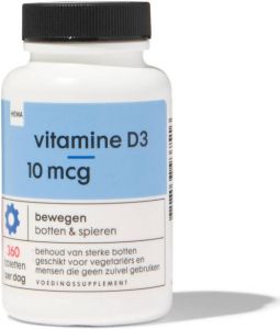 HEMA Vitamine D3 10mcg 360 Stuks