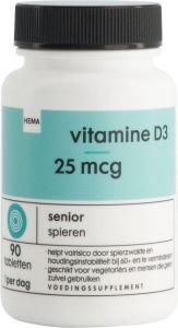 HEMA Vitamine D3 25mcg 90 Stuks
