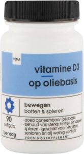HEMA Vitamine D3 Op Oliebasis 90 Stuks