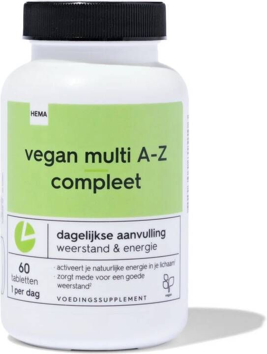 HEMA Vitamine Vegan Multi A-Z Compleet 60 Stuks