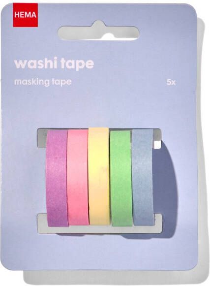 HEMA Washi Tapes 5 Stuks