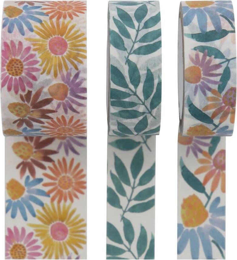 HEMA Washi Tapes Wilde Bloemen 3x5m