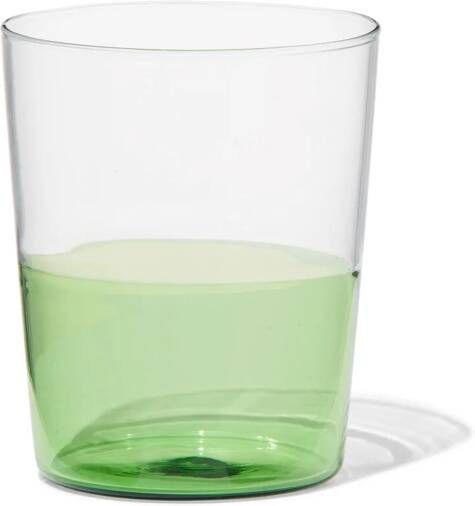 HEMA Waterglas 320ml Tafelgenoten Glas Met Groen