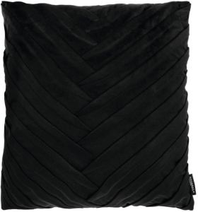 Riverdale Sierkussen Emmy zwart 45x45cm Zwart