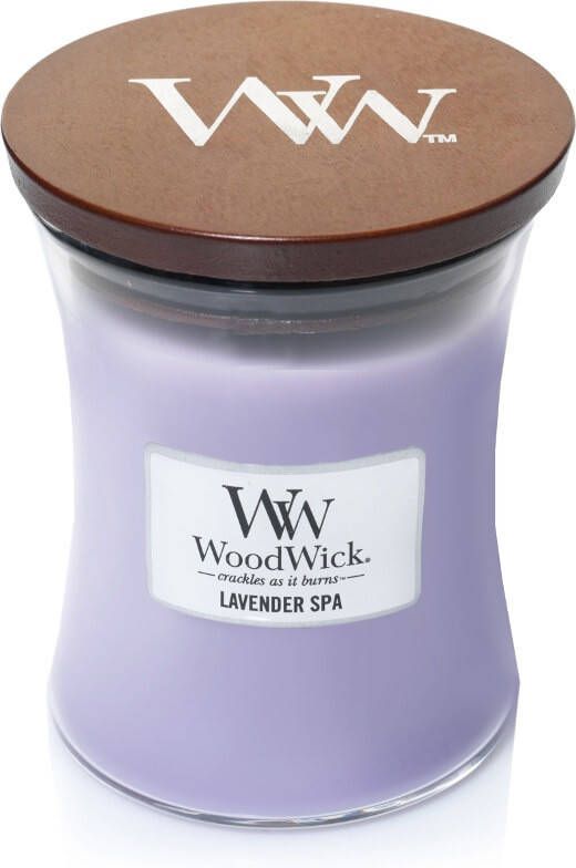 Woodwick Lavender Spa medium kaars