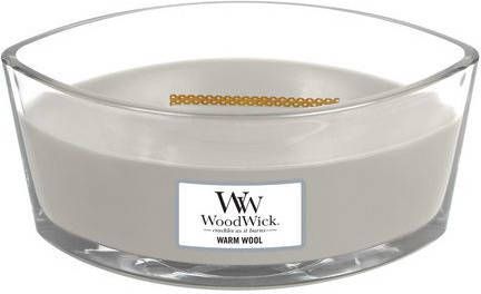 Woodwick Warm Wool Ellipse Kaars