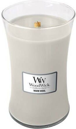 Woodwick Warm Wool kaars groot