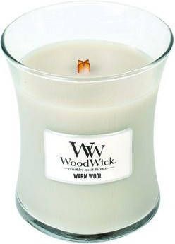 Woodwick Warm Wool medium kaars
