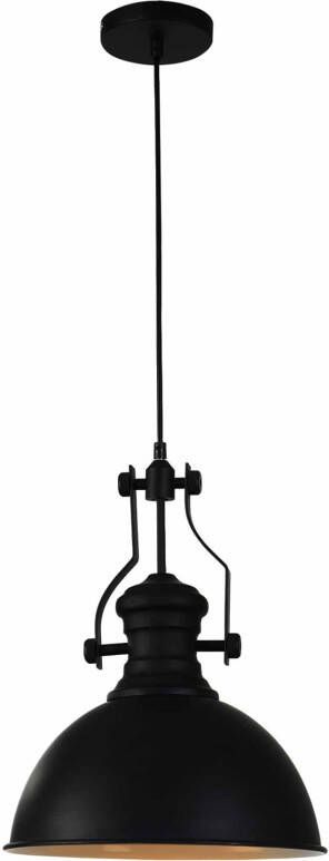 QUVIO Hanglamp industrieel Plafondlamp Sfeerlamp Leeslamp Eettafellamp Verlichting Slaapkamer lamp Slaapkamer verlichting Keukenverlichting Keukenlamp Fabriek look Diameter 35 cm