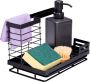 QUVIO Organizer- Keuken organizers – Aanrecht organizer – Organizer keuken – Keuken organizer – Organiser – Keuken organizer metaal – Aanrecht organizer metaal – Keuken organizer zwart – Aanrecht organizer zwart – Metaal Zwart - Thumbnail 3