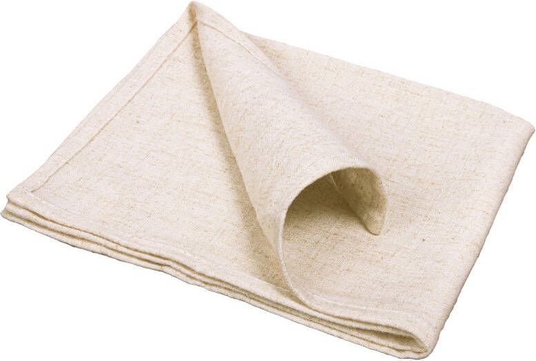 QUVIO Servet Katoen 40x40cm beige