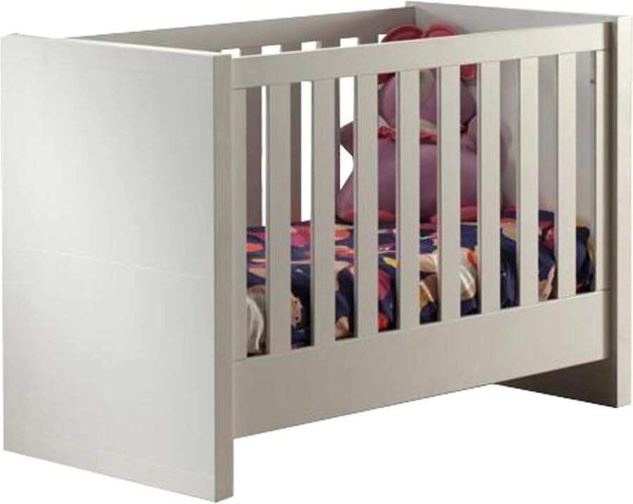 Vipack 1-persoonsledikant Ligoppervlak 90x200 cm inclusief lattenrol uitvoering wit gelakt - Foto 4