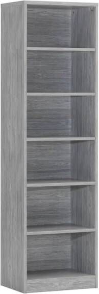 Hoge open kast Roan Grijze Eik L