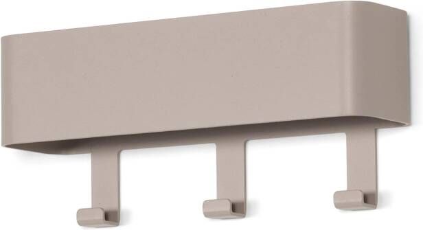 Kapstok Raaf Taupe 3-haaks