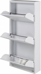Spinder Design Billy 3 Schoenenkast met 3 vakken 50x15 5x103 cm Wit