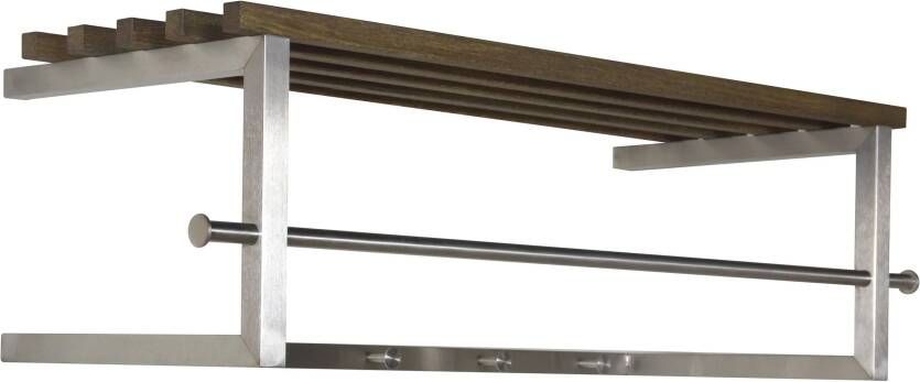 Spinder Design Spinder Wandgarderobe Rezzo RVS Noten
