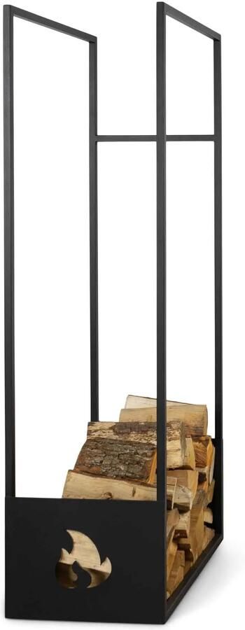 Spinder Design LUMBER LOCKER L Houtopslag Zwart