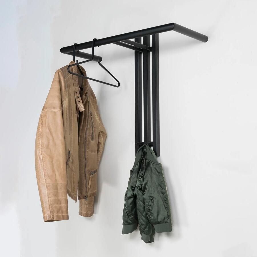 Spinder Design Senza 1- Kapstok 2 Haken 65x63 5x28 cm Zwart - Foto 4