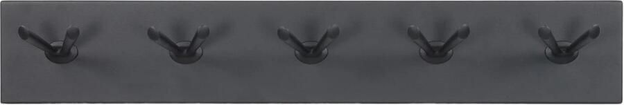 Spinder Design Pull 5 Wandkapstok met 10 haken 74 5x10x12 5 cm Zwart - Foto 5