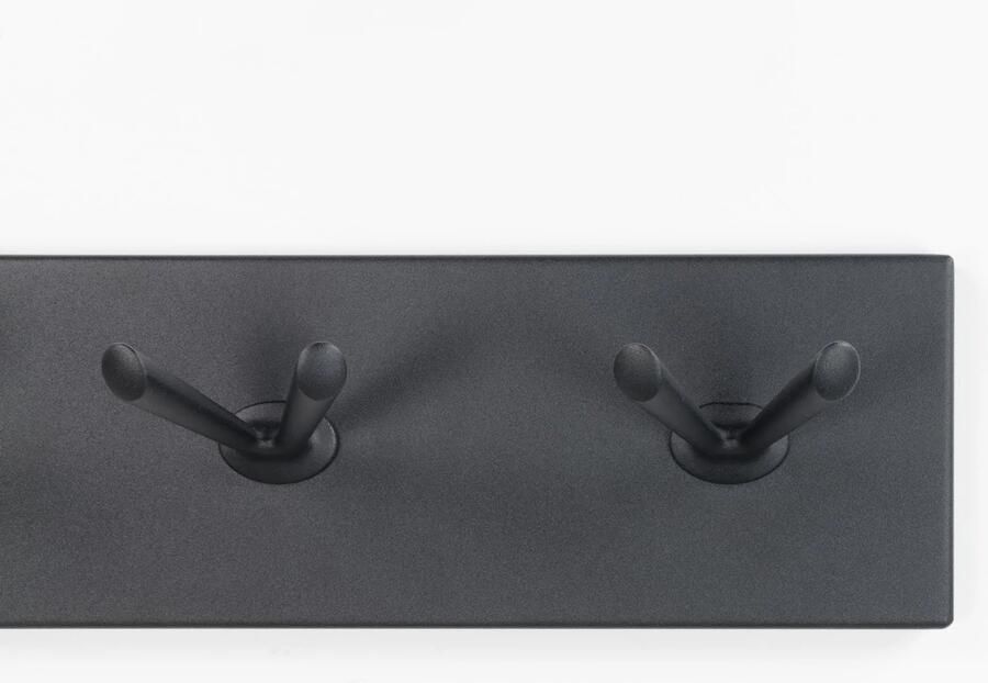 Spinder Design Pull 5 Wandkapstok met 10 haken 74 5x10x12 5 cm Zwart - Foto 4