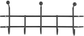 Spinder Design Barato 3 Wandkapstok met 8 haken 45 5x8x11cm Zwart - Foto 4