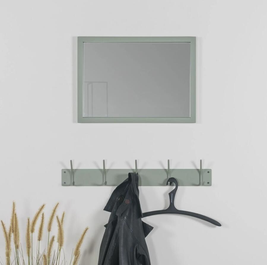 Spinder Design Fusion Wandkapstok met 5 haken 70x6x11 5 cm Groen